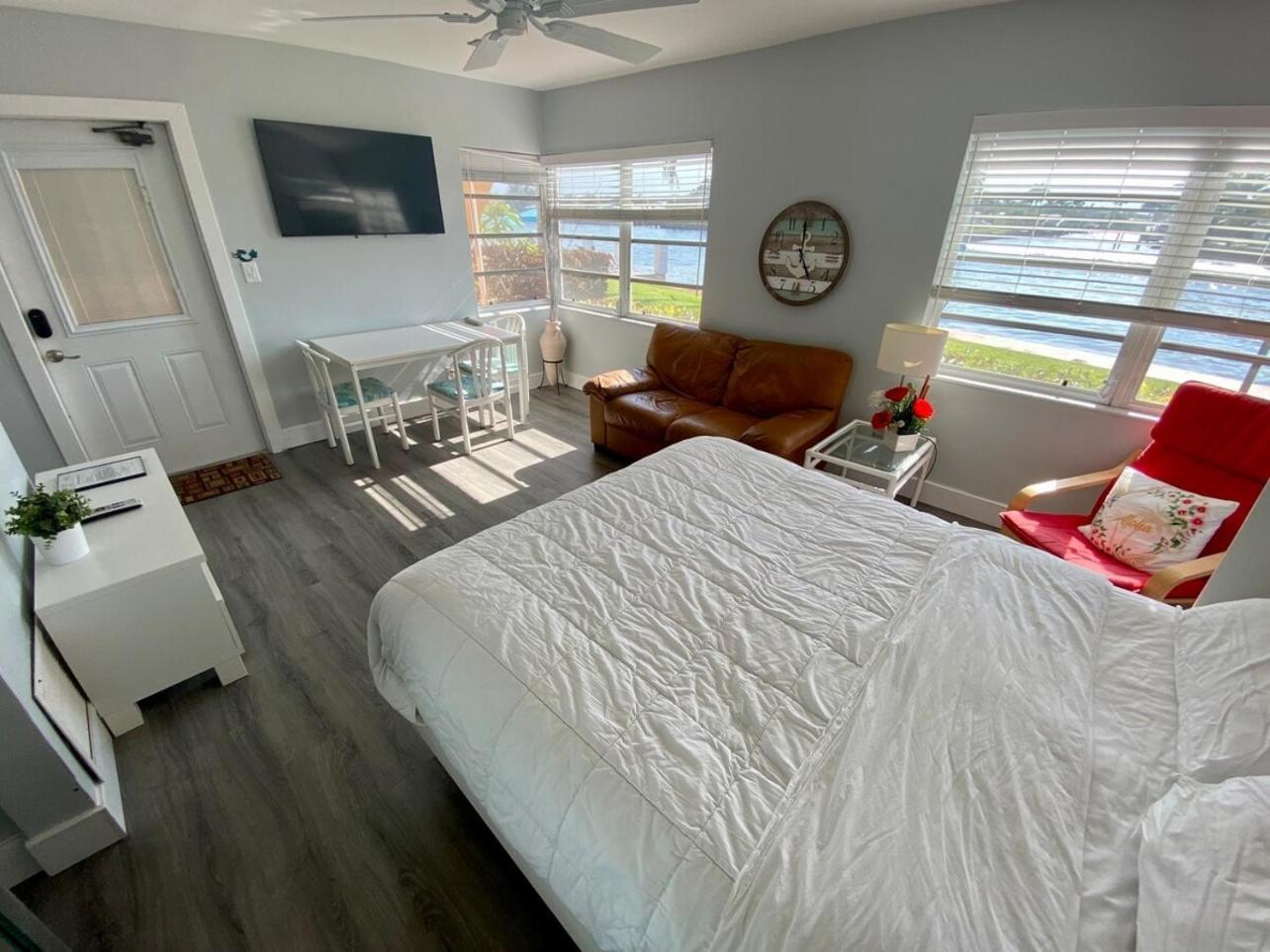帕诺滩Studio Intracoastal Views! 5 Min Walk To The Beach别墅 外观 照片